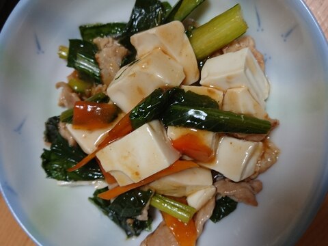 味付け不要！きょうの大皿で、簡単豆腐の中華あん☆